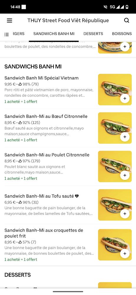 THUY - République - Menu Image 3